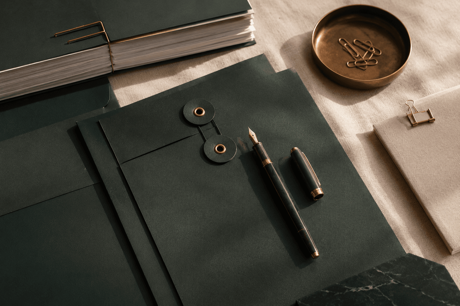 Formal documents and seal — trust and estate stewardship